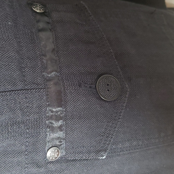 NWOT Ruff Hewn Women Jacket Distressed Black Cute - Picture 3 of 12